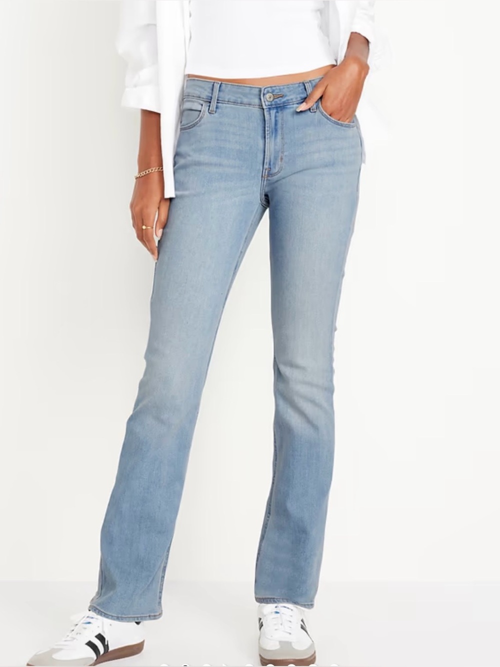 NEW Old Navy Women’s WOW bootcut cut jeans size 10 regular length light wash